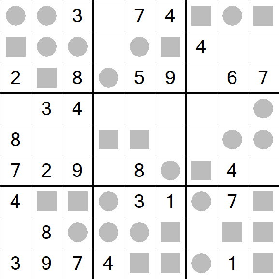 Even-Odd Sudoku - Medium