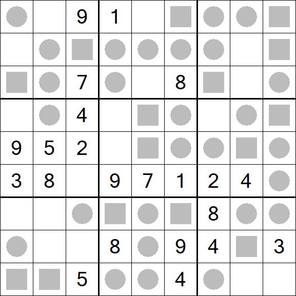 Even-Odd Sudoku - Medium