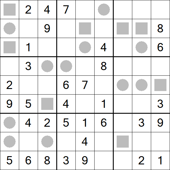 Even-Odd Sudoku - Medium