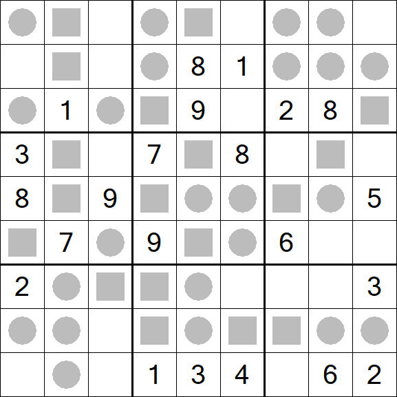 Even-Odd Sudoku - Medium