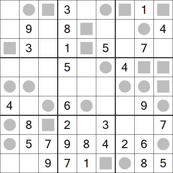 Even-Odd Sudoku - Medium