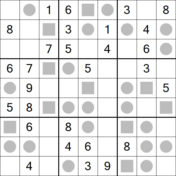 Even-Odd Sudoku - Medium