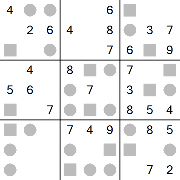 Even-Odd Sudoku - Medium