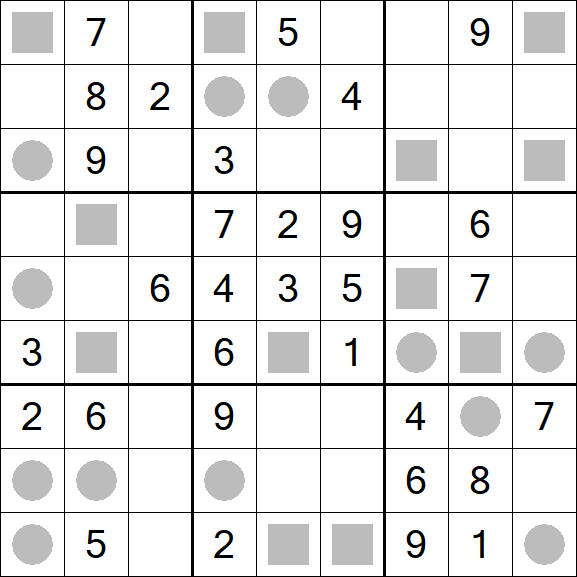 Even-Odd Sudoku - Medium
