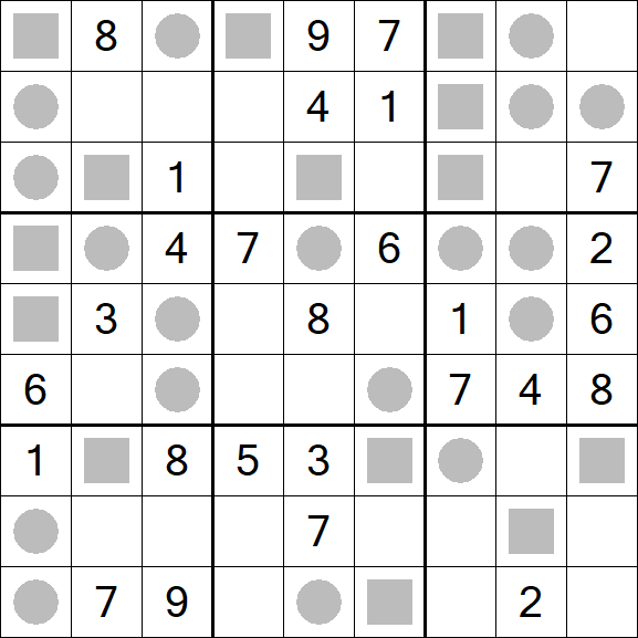 Even-Odd Sudoku - Medium
