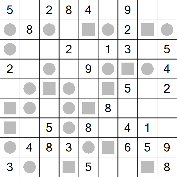 Even-Odd Sudoku - Medium