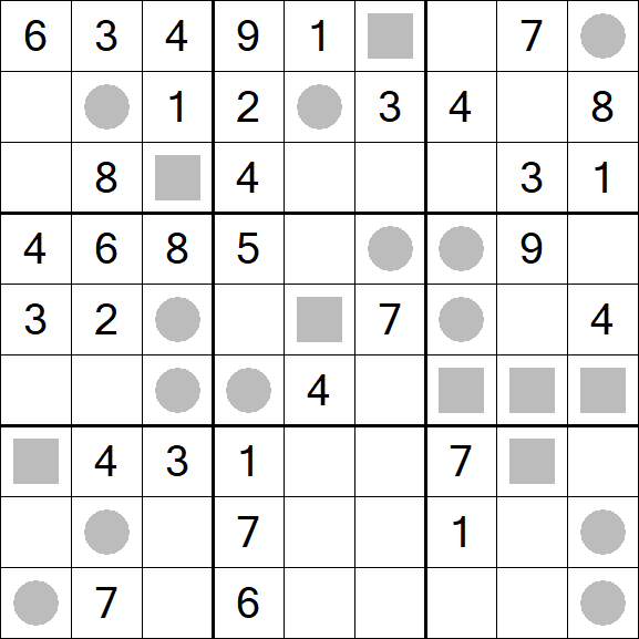 Even-Odd Sudoku - Medium