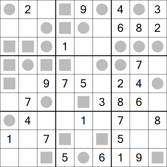 Even-Odd Sudoku - Medium