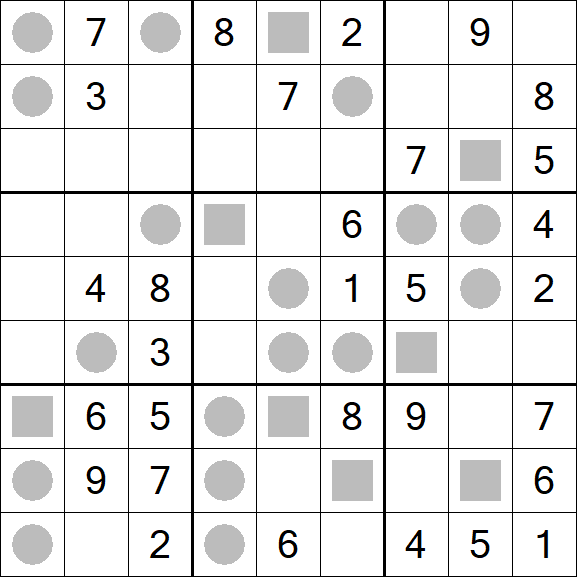 Even-Odd Sudoku - Medium