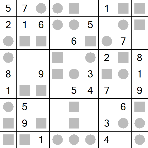 Even-Odd Sudoku - Medium