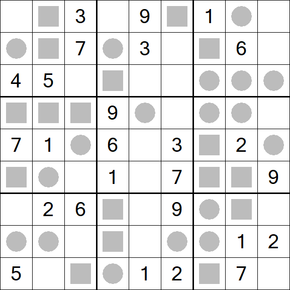 Even-Odd Sudoku - Medium