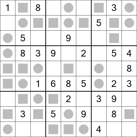 Even-Odd Sudoku - Medium