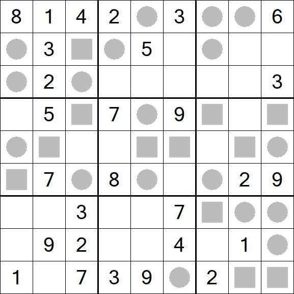 Even-Odd Sudoku - Medium