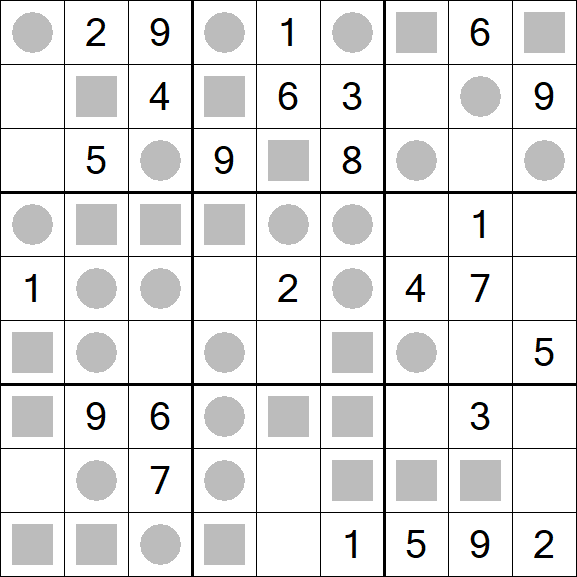 Even-Odd Sudoku - Medium