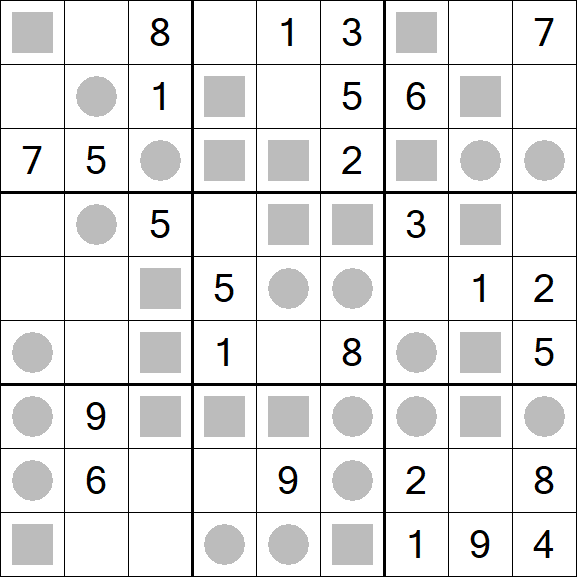Even-Odd Sudoku - Medium