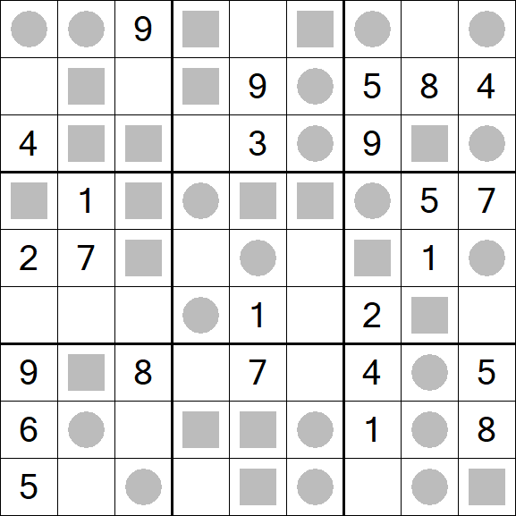 Even-Odd Sudoku - Medium