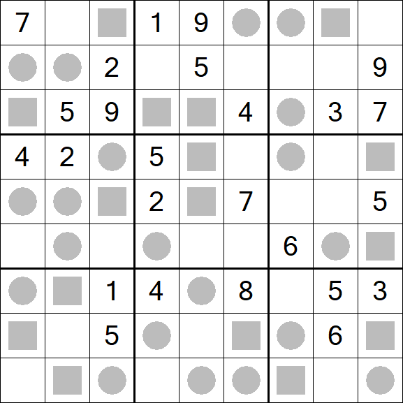 Even-Odd Sudoku - Medium