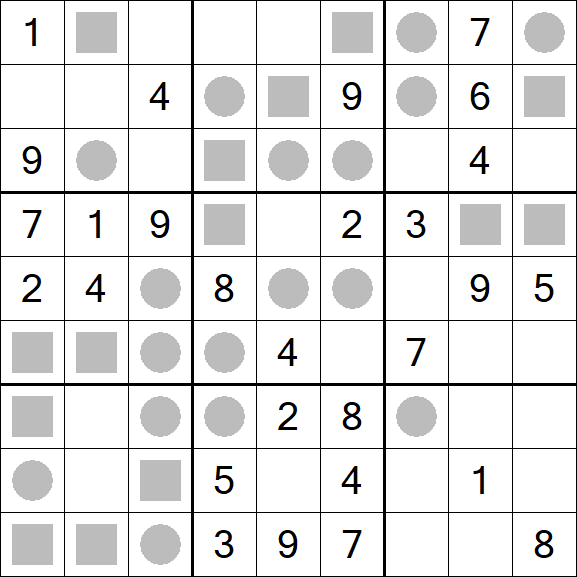 Even-Odd Sudoku - Medium