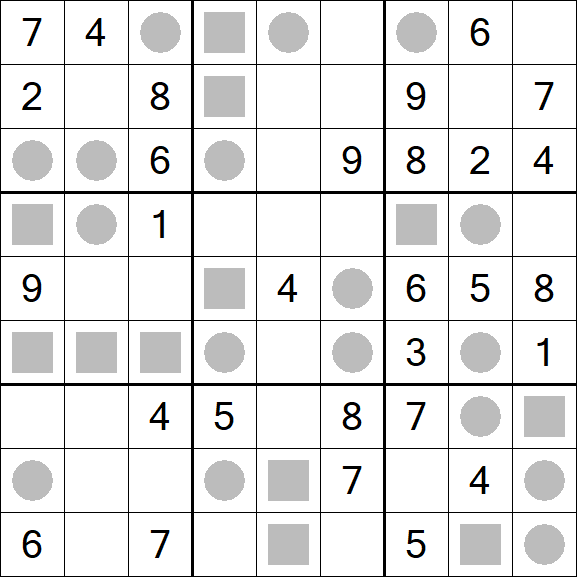 Even-Odd Sudoku - Medium