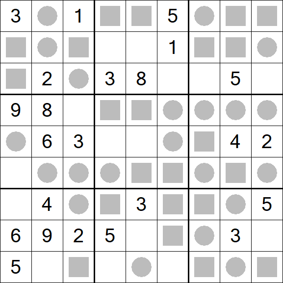 Even-Odd Sudoku - Medium