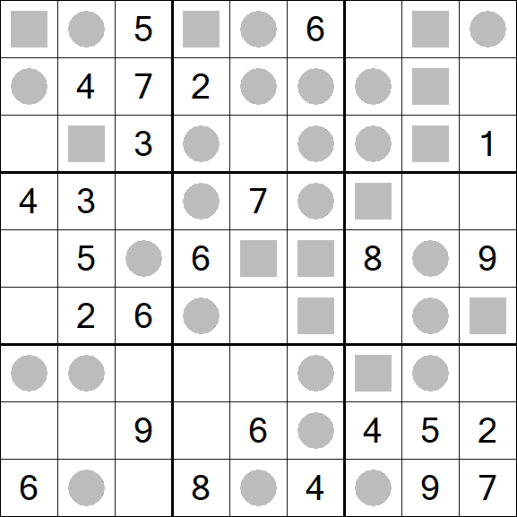 Even-Odd Sudoku - Medium