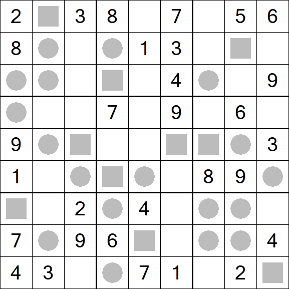 Even-Odd Sudoku - Medium