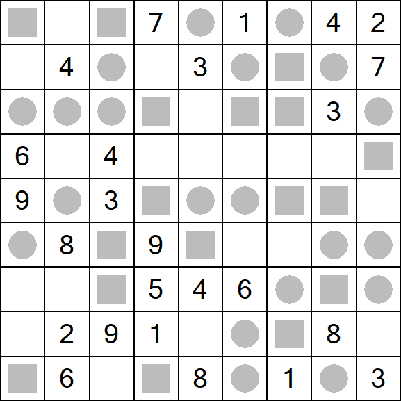Even-Odd Sudoku - Medium