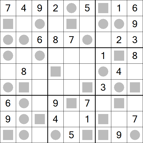 Even-Odd Sudoku - Medium
