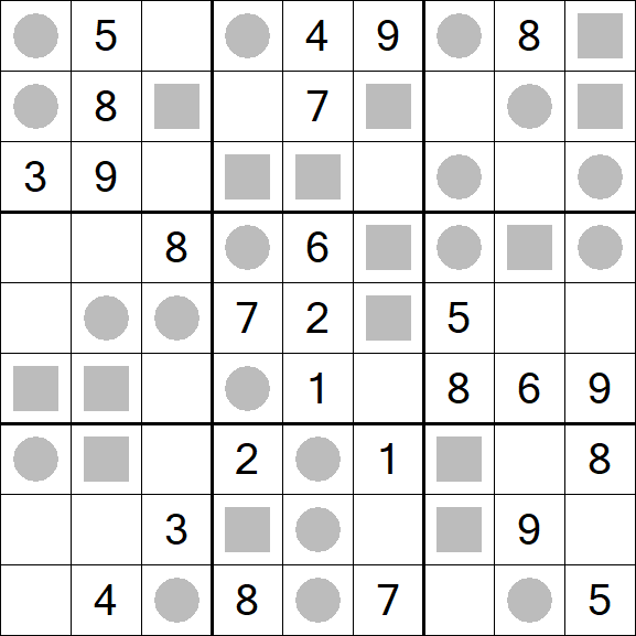 Even-Odd Sudoku - Medium
