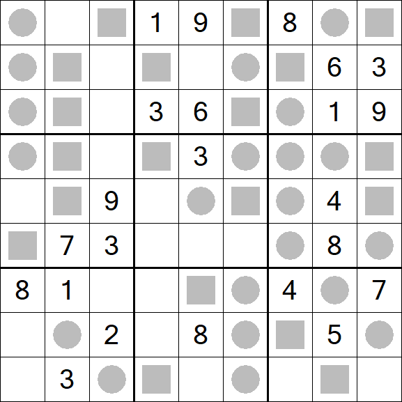 Even-Odd Sudoku - Medium