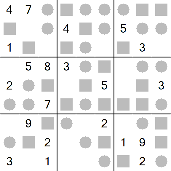 Even-Odd Sudoku - Medium