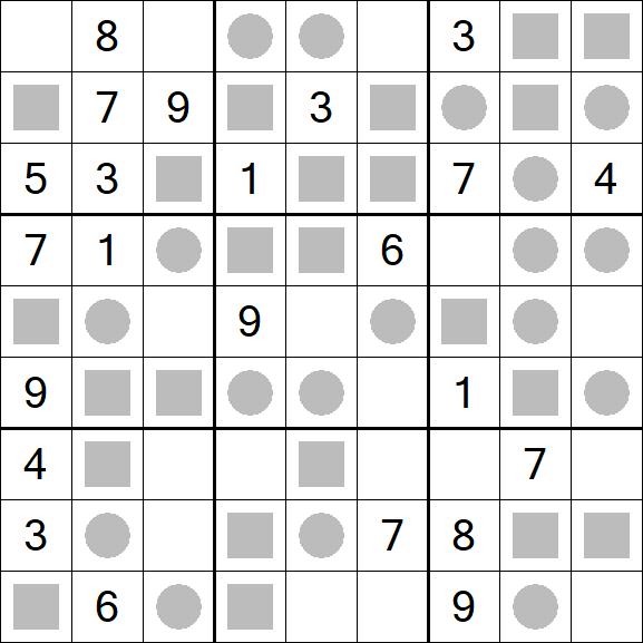 Even-Odd Sudoku - Medium