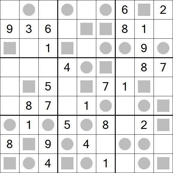 Even-Odd Sudoku - Medium