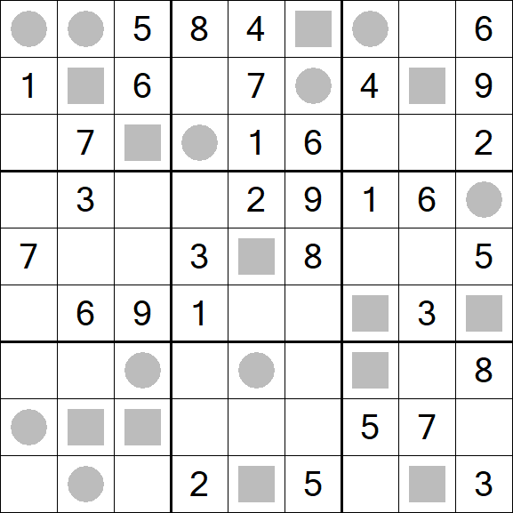 Even-Odd Sudoku - Medium