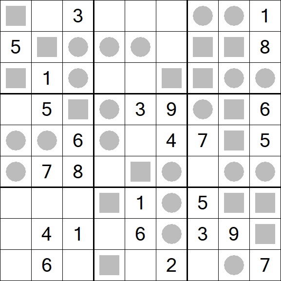 Even-Odd Sudoku - Medium