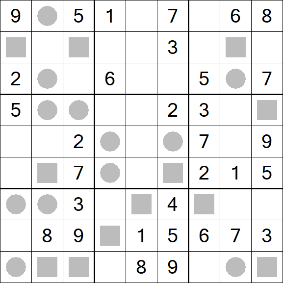 Even-Odd Sudoku - Medium