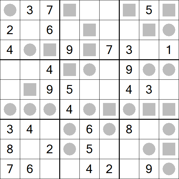 Even-Odd Sudoku - Medium