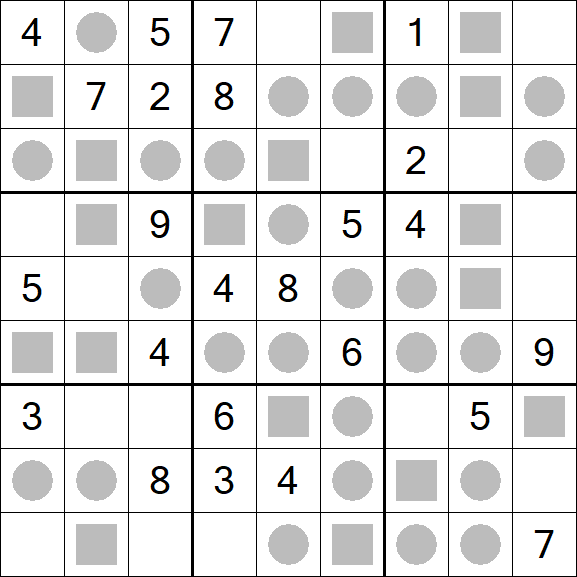 Even-Odd Sudoku - Medium