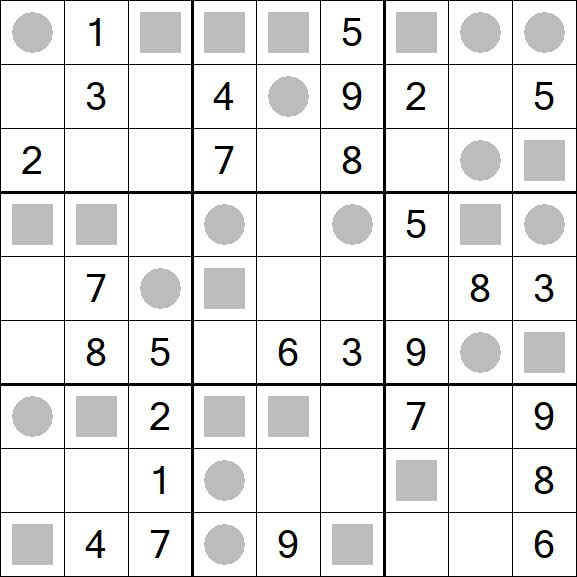 Even-Odd Sudoku - Medium