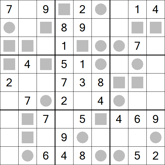 Even-Odd Sudoku - Medium