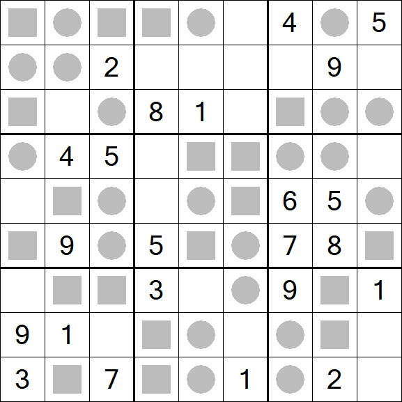 Even-Odd Sudoku - Medium