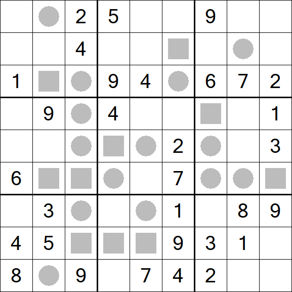 Even-Odd Sudoku - Medium