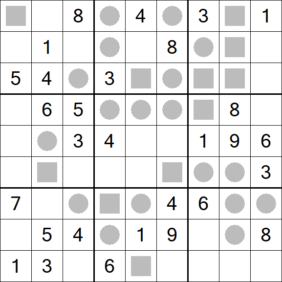 Even-Odd Sudoku - Medium
