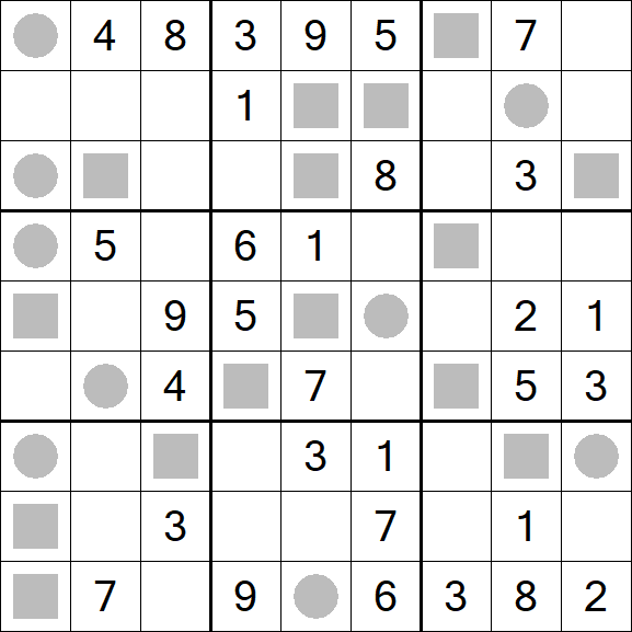Even-Odd Sudoku - Medium