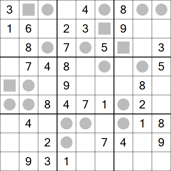 Even-Odd Sudoku - Medium