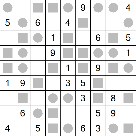 Even-Odd Sudoku - Medium