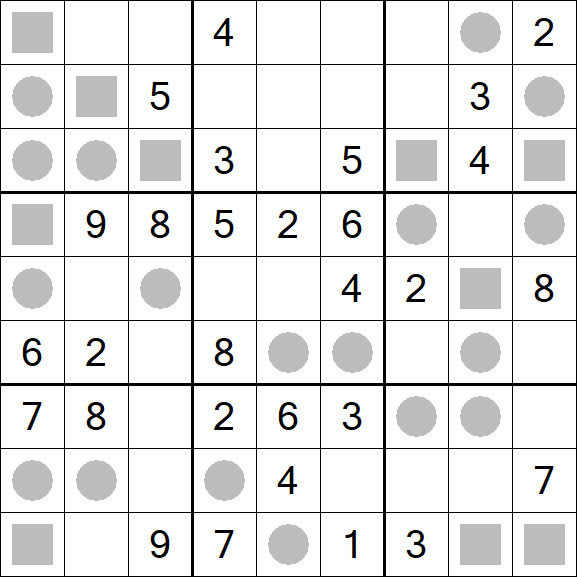 Even-Odd Sudoku - Medium