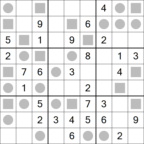 Even-Odd Sudoku - Medium