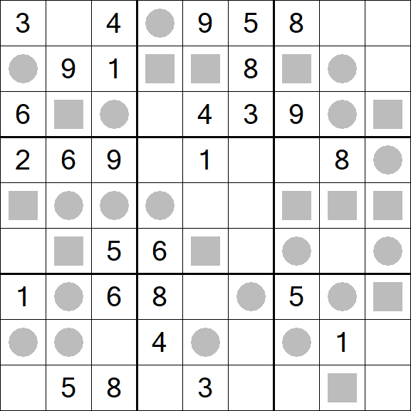 Even-Odd Sudoku - Medium