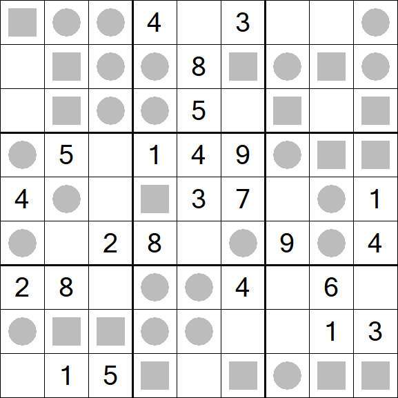 Even-Odd Sudoku - Medium